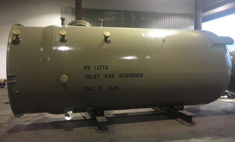 Inlet Gas Scrubber For Gas Processing Plant