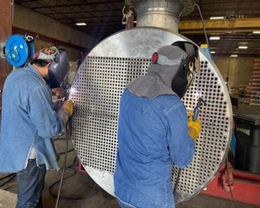 Knock Back Condenser for Cryo Gas Processing Plant 