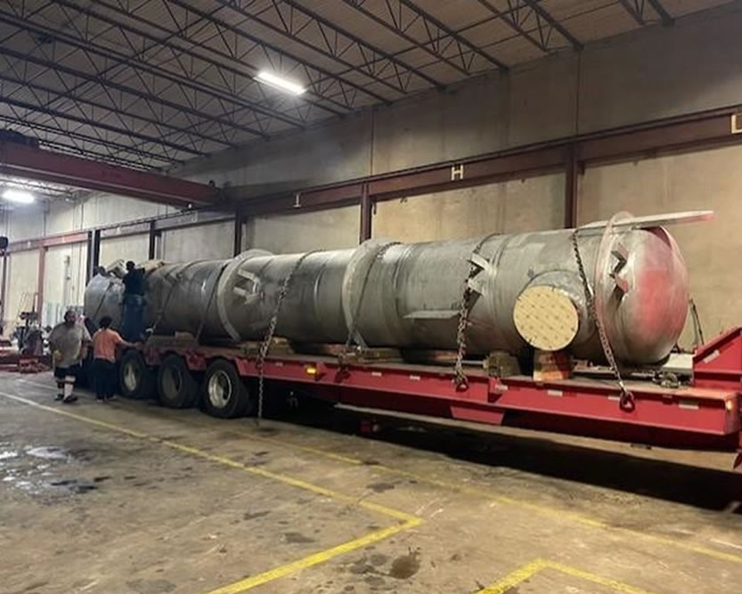 Knock Back Condenser for Cryo Gas Processing Plant 